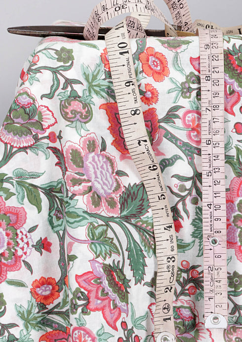 Cambric Cotton In Floral Print